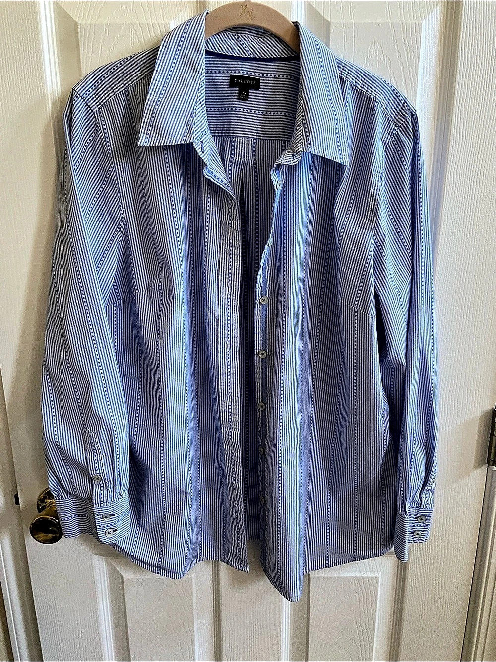 Talbots Striped Button Down Shirt